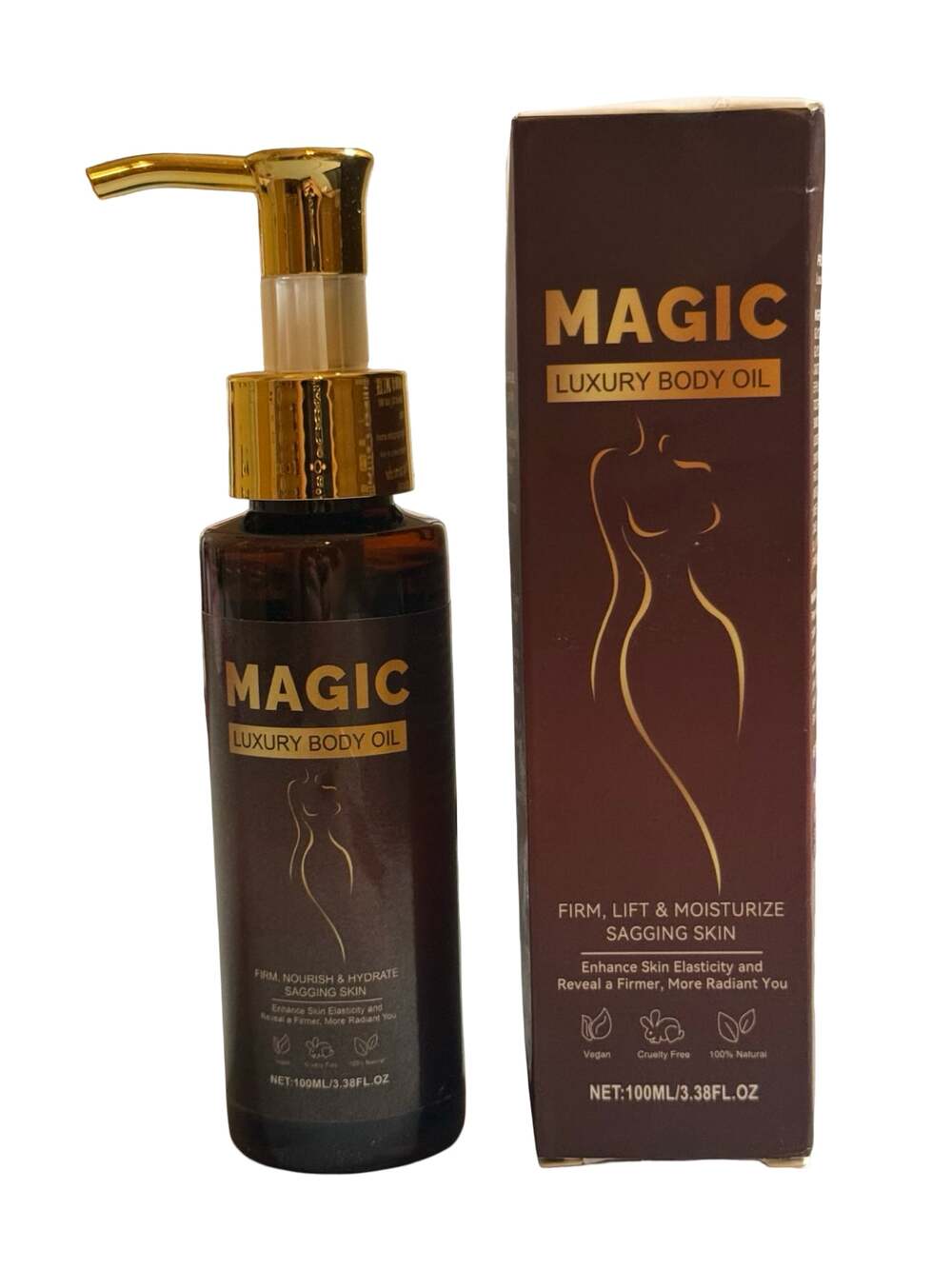 MAGIC Luxury Body Oil, Firming and Moisturizing Skin Treatment, 100ml